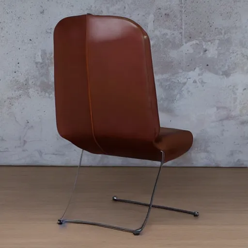 Image similar to futuristic leather chair