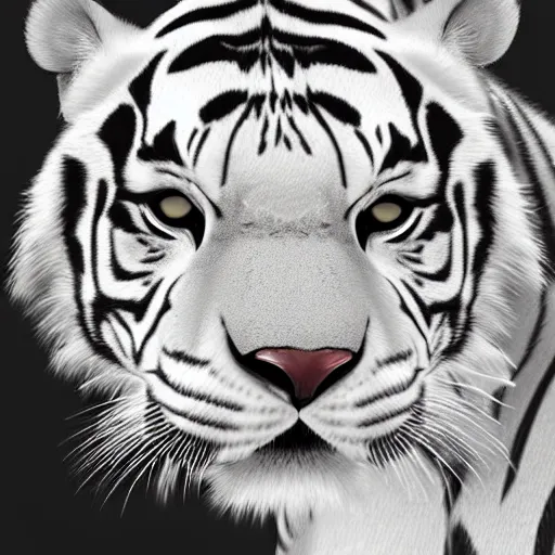 Image similar to anthro white tiger wearing aviators, digital art, very detailed, artstation