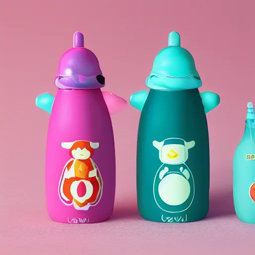 Image similar to kawaii baby bottle