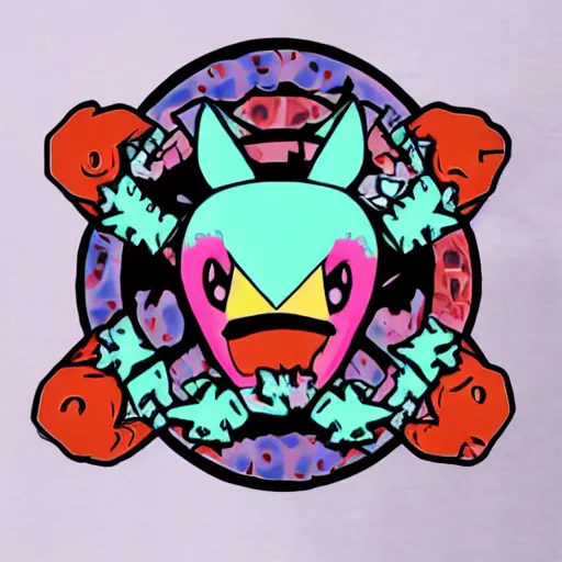 Image similar to skullbasaur, pokemon