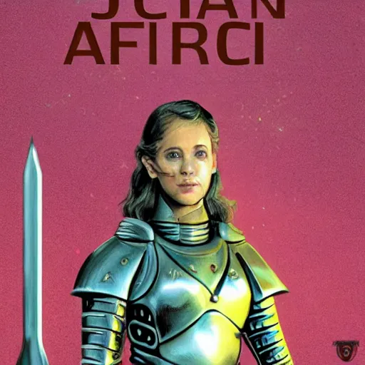 Image similar to sci - fi joan of arc