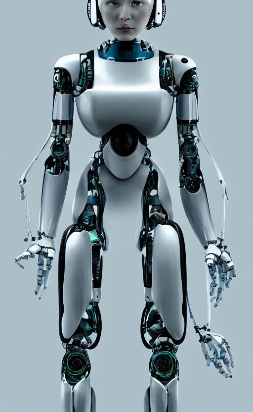 Image similar to sci - fi, human - robot concept, high definition, biorobot