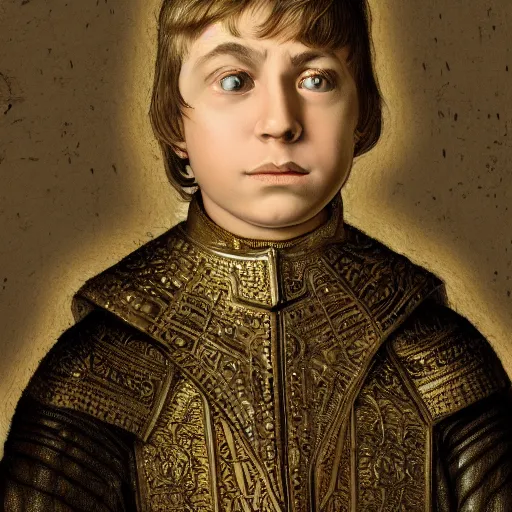 Prompt: portrait of young Baldwin IV according to Willem of Tyre, dynamic lighting, cinematic, establishing shot, extremely high detail, photo realistic, cinematic lighting, intricate line drawings, 8k resolution