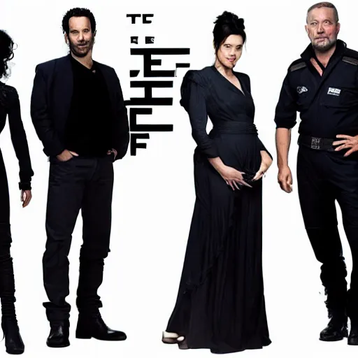 Prompt: the cast of the expanse