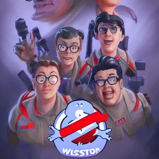 Image similar to face icon stylized minimalist ghostbusters, loftis, cory behance hd by jesper ejsing, by rhads, makoto shinkai and lois van baarle, ilya kuvshinov, rossdraws global illumination