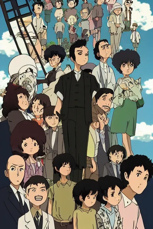 Image similar to studio ghibli adaptation of preacher.