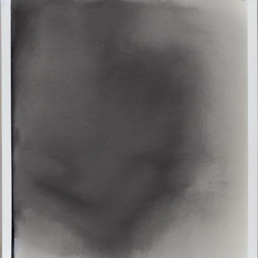 Image similar to polaroid of a abstract charcoal modern art