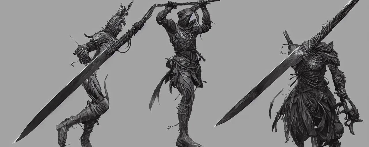 Image similar to sword design, shortsword, substance designer, weapon design, trending on artstation, art by gerald brom, greg rutkowski and artgerm and james jean and zdzisław beksinski, 8 k, unreal engine, c 4 d