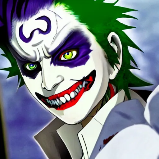 Prompt: Joker looks like Naruto, Joker as Naruto, high quality photo