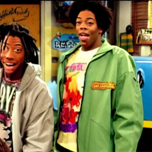 Image similar to a tv still of Wiz Khalifa starring in Kenan & Kel (1999)