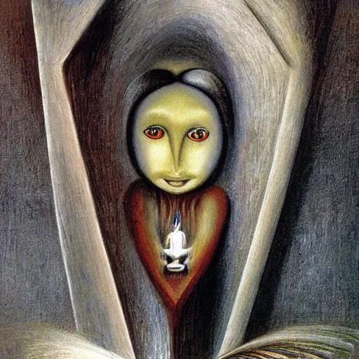 Image similar to pareidolia!!! by Remedios Varo