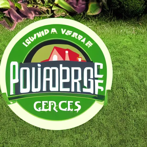 Prompt: a logo for a lawn care business