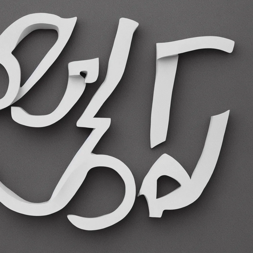 Prompt: a 3D letter K rendered in octane, depth of field, specular lighting, trending on artstation