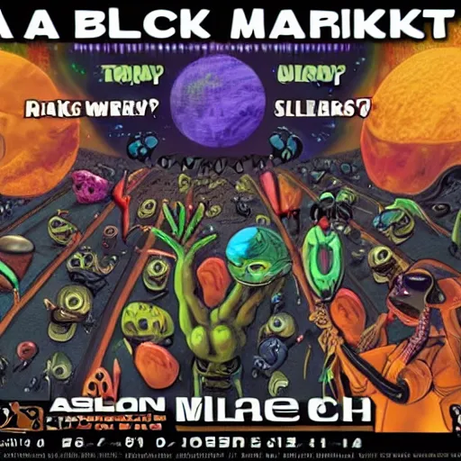 Image similar to an alien black market