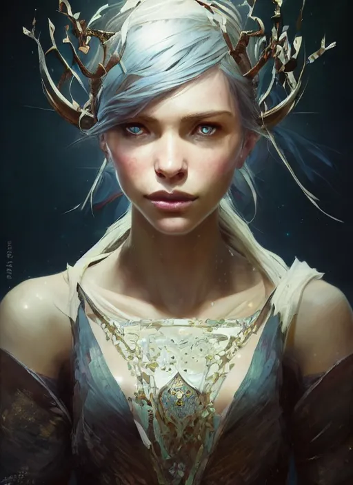 Image similar to highly detailed portrait of a human from the game'guild wars 2 ', stephen bliss, unreal engine, fantasy art by greg rutkowski, loish, rhads, ferdinand knab, makoto shinkai and lois van baarle, ilya kuvshinov, rossdraws, tom bagshaw, alphonse mucha, global illumination, radiant light, detailed and intricate environment