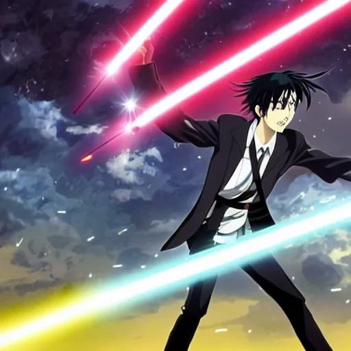 prompthunt: Levi Ackerman from Attack on Titan using lightsabers, anime  screenshot, Mappa studio, beautiful anime, handsome man, 2022 1080p, full hd  screenshot