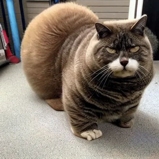 massive mega fat chonker cat, fattest cat I've ever | Stable Diffusion ...