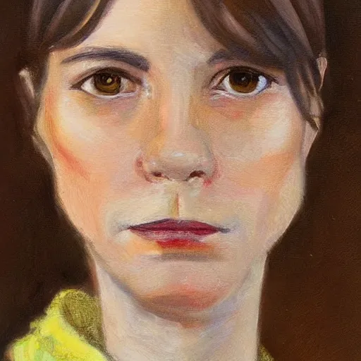 Image similar to a french and swedish woman with brown bangs, character portrait by jane freilicher, pinterest contest winner, regionalism, contest winner, academic art