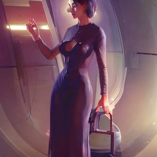 Prompt: computer scientist who served as an intel systems engineer, full-body shot, digital painting, smooth, elegant, hd, art by WLOP and Artgerm and Greg Rutkowski and Alphonse Mucha