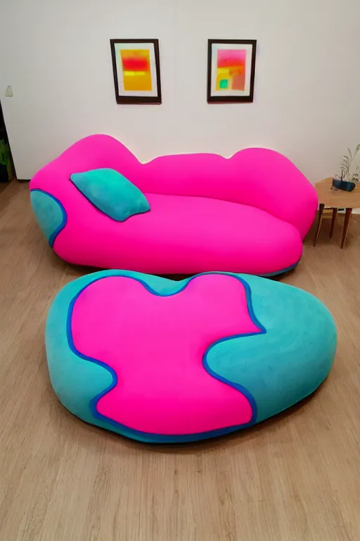 Image similar to Heart Neon Couch