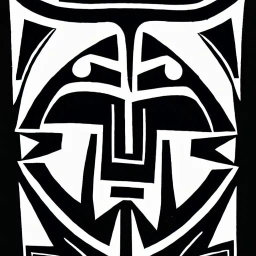 Image similar to wolf. pacific northwest coast, haida gwaii, formline, native art, tribal art, haida, clean, symmetrical