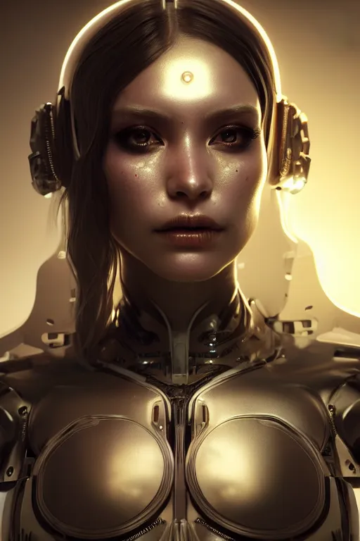Prompt: ultra detailed beautiful female android [ in tears ]!!!, scifi, octane render, ( dia de los muertos ), global illumination, intricate concept art, unreal engine, 8 k, art by artgerm and kuciara and greg rutkowski and alphonse mucha and loish and wlop