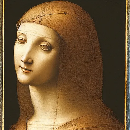 Image similar to woman by leonardo da vinci