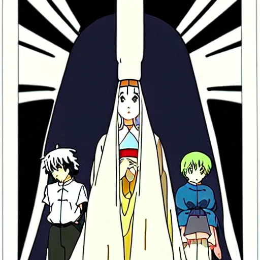Prompt: The High Priestess by Studio Ghibli