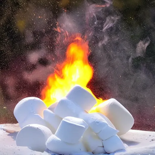 Image similar to marshmallow explosions