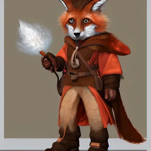 Image similar to wizard with fox costume, highly detailed, by kawacy, trending on artstation, furry art