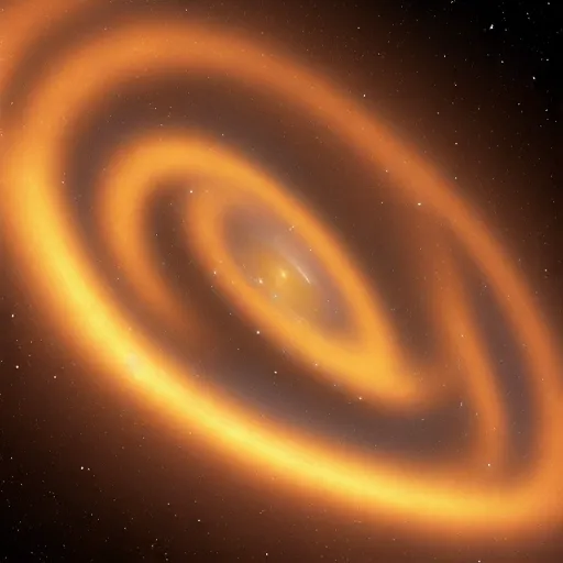 Image similar to iris are black holes to other galaxies