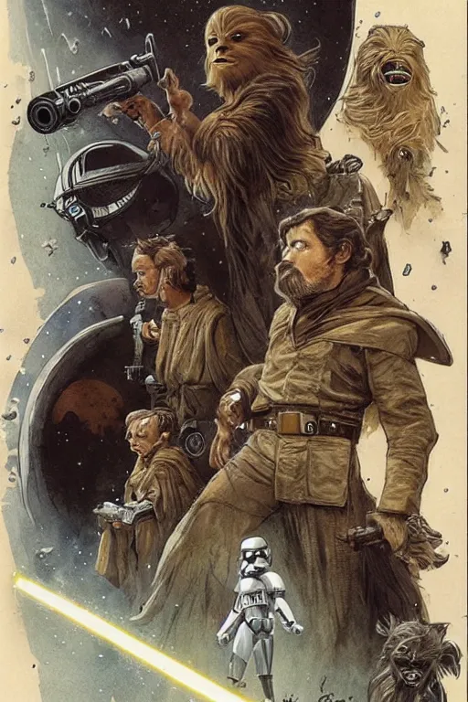 Image similar to star wars, by jean - baptiste monge