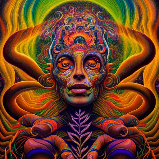 Prompt: ayahuasca visions and healing astral journey in oil painting, trending on artstation, award winning, emotional, highly detailed dark surrealist art