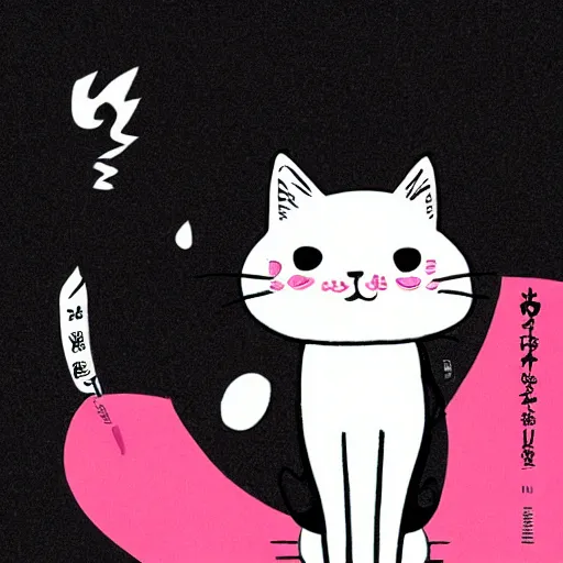 Image similar to Cat Kawaii Anime mcbess