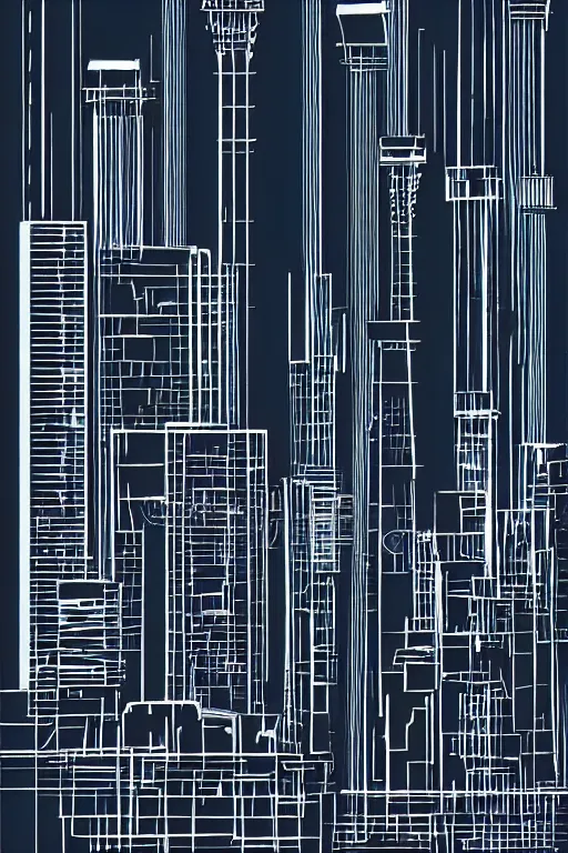 Prompt: minimalist skyline of istanbul, illustration, cyberpunk style