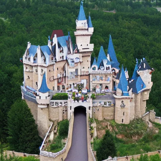 Image similar to the world's most complicated castle