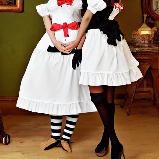 Image similar to french maid full body photoshot