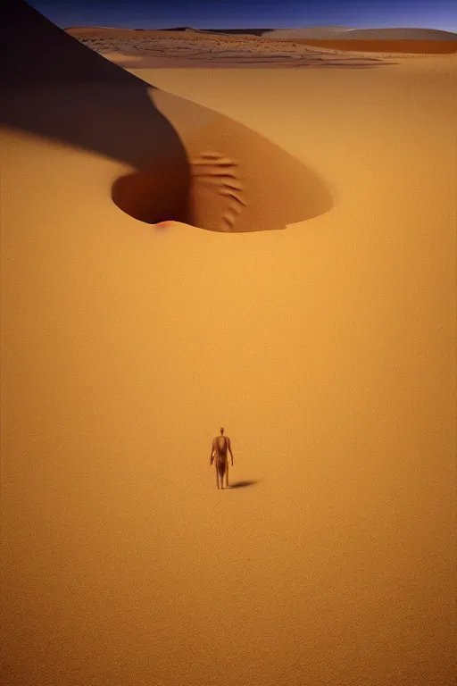Prompt: hyperrealistic close - up monster! dunes highly detailed concept art eric zener elson peter cinematic hard yellow lighting high angle hd 8 k sharp shallow depth of field, inspired by david paul cronenberg and zdzisław beksinski