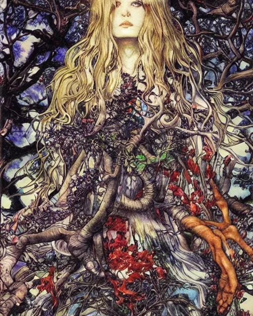 Image similar to the oracle of trees by ayami kojima, masterpiece