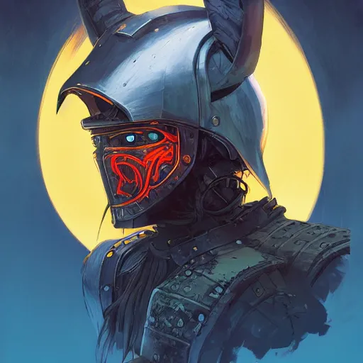 Image similar to cyberpunk viking helmet mask warrior goddess robot ninja fantasy, art gta 5 cover, official fanart behance hd artstation by jesper ejsing, by rhads, makoto shinkai and lois van baarle, ilya kuvshinov, ossdraws