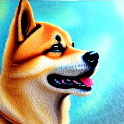 Prompt: epic professional oil painting of a shiba inu dog, epic, stunning, gorgeous, intricate detail, much wow, 4K, masterpiece