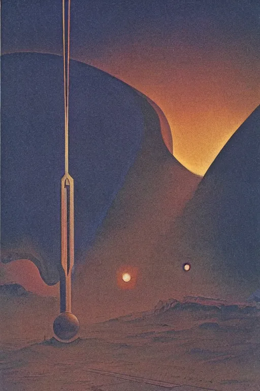 Image similar to Artwork by Chesley Bonestell of the cinematic view of the Hall of Iron Agony, Infernal, Writings.