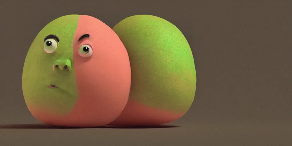 Image similar to elon musk as a melon, hyperrealistic, claymation, volumetric lighting, 3 5 mm film still, concept art