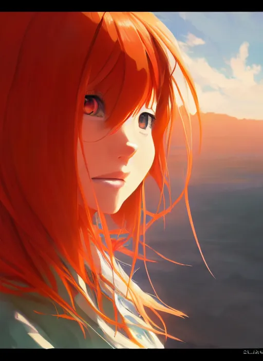 Prompt: highly detailed portrait of asuka langley soryu, stephen bliss, loish, rhads, makoto shinkai and lois van baarle, ilya kuvshinov, global illumination, radiant light, detailed and intricate environment