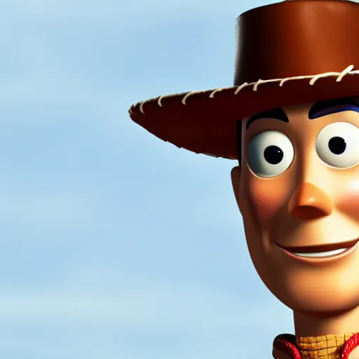 Image similar to a photo of woody from toy story as a real life person, 4k, high detail, high-resolution photograph, professional photography, ultra-detail