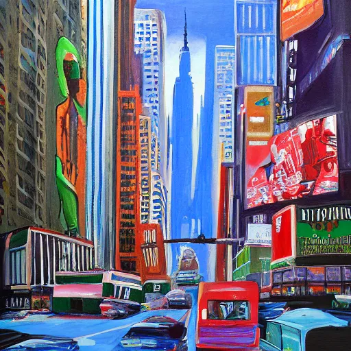 Prompt: new york city painted by goodbrush