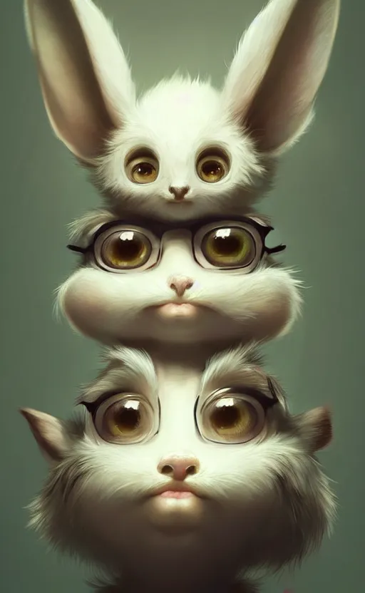 Image similar to a beautiful portrait of a cute anthropomorphic humanoid fursona. big eyes. character design by cory loftis fenghua zhong ryohei hase isma