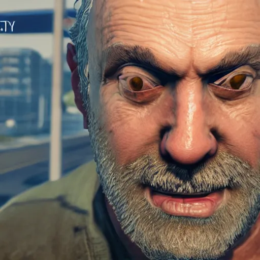 Image similar to hide the pain harold in gta 5, unreal engine 5 detail, by gta 5