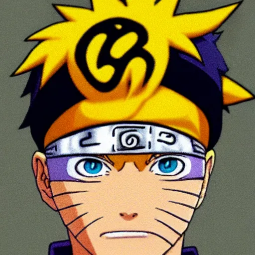 Image similar to naruto uzumaki wearing a turban, anime