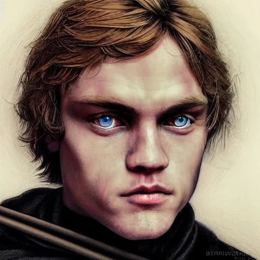 Prompt: anakin skywalker portrait in the alien dimension : : photorealistic sci - fi detailed intricate face details ultradetailed ultra - realistic by hieronymus bosch and james jean